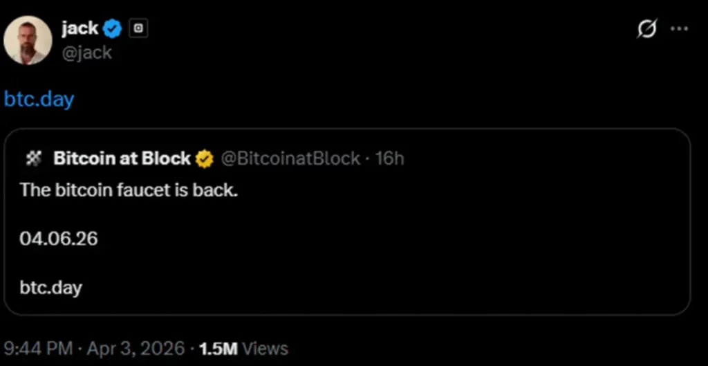 Jack Dorsey Bitcoin Faucet