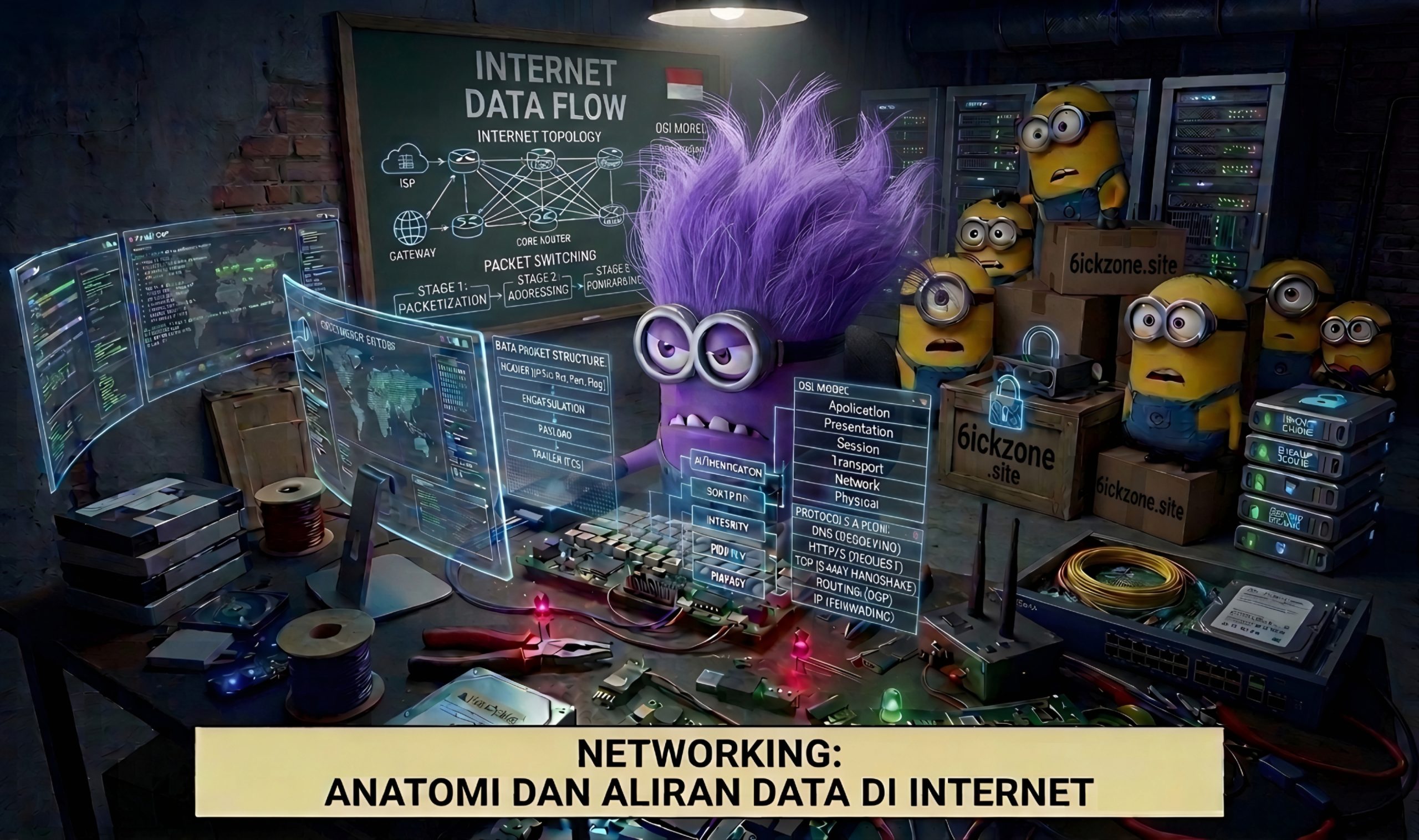 Infografis networking